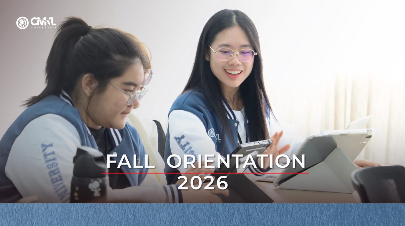 CMKL Welcomes New Students During Fall 2026 Orientation Week