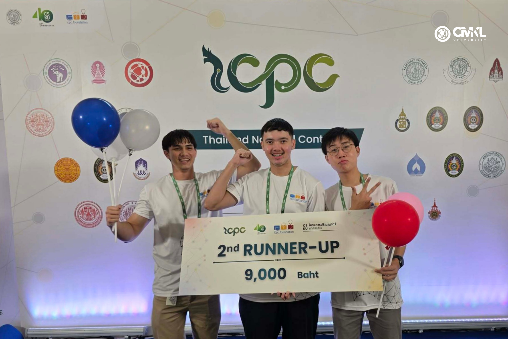 CMKL University Claims 2nd Runner-Up at ICPC Thailand National Contest 2026